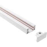 mirrea White H Type 4-feet Track for Ceiling Track Lighting