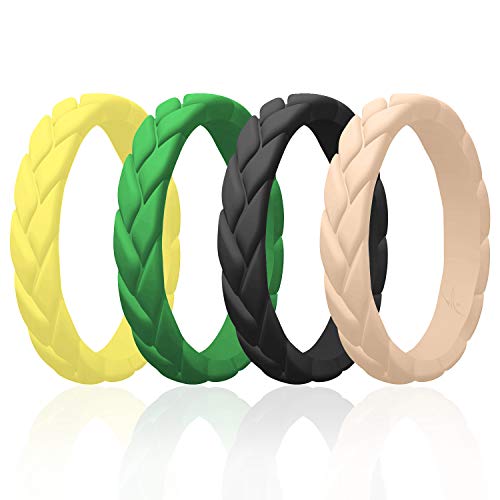 Roq Silicone Rings ROQ Silicone Rings For Men Pack Of Silicone