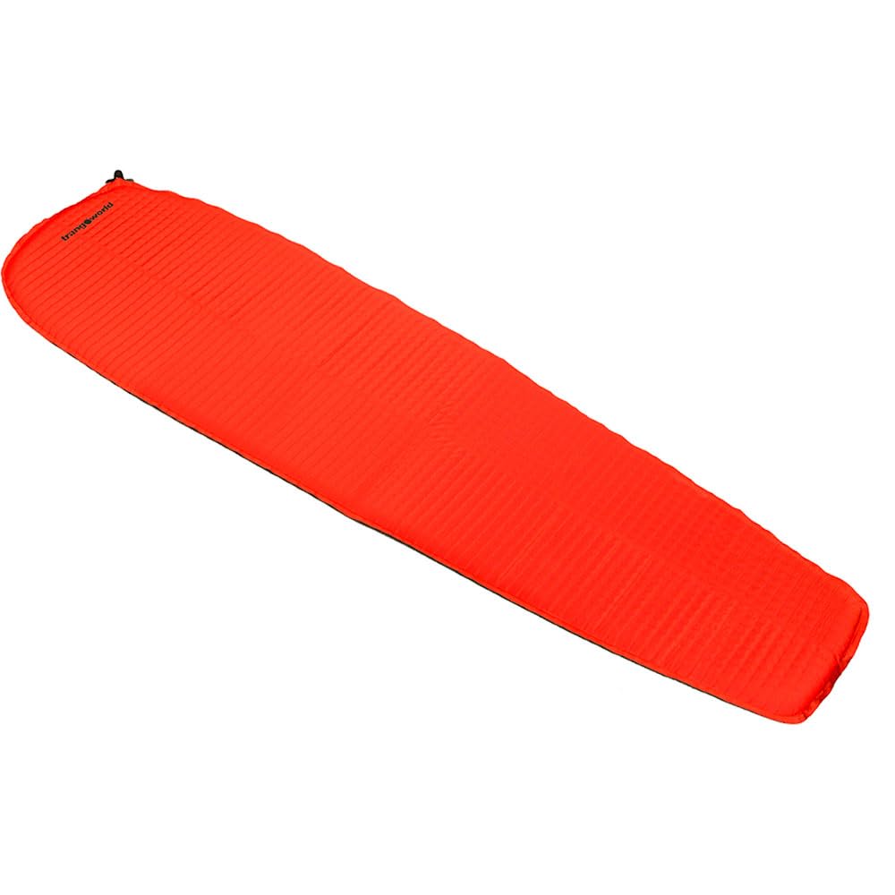Trangoworld Micro Bump Mattress, Unisex Adult, Red (Orange)/Grey, One Size