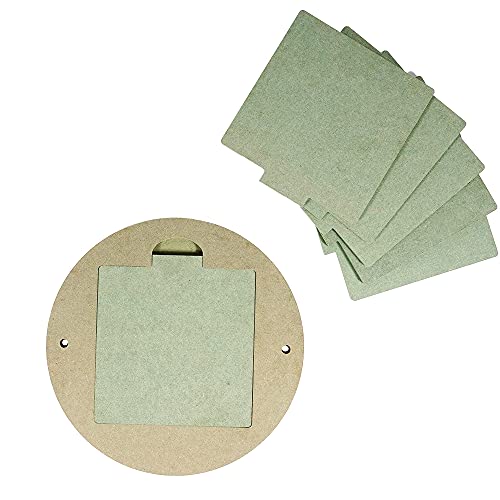 Pottery bat System for Potter’s Wheel Round Outer bat with Set of six 7