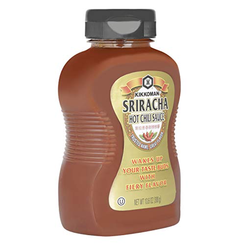 KIKKOMAN SAUCE CHILI HOT SRIRACHA, 10.6 OZ