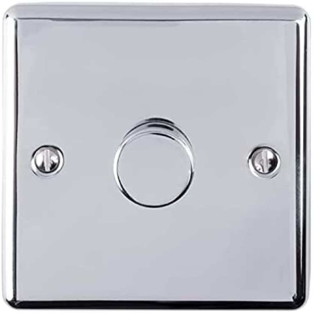 Enhance Decorative 1 Gang Dimmer Polished Chrome Finish — image 1