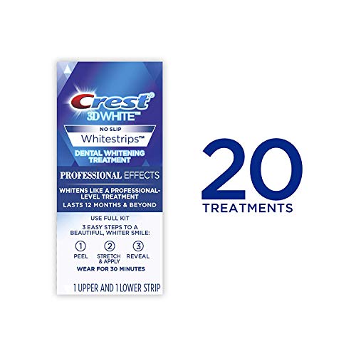 Crest 3D No Slip Whitestrips Professional Effects Teeth Whitening Kit