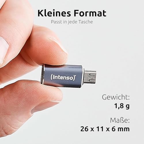 Adaptador USB-C para microUSB (C480M) 3 unidades, 480 Mbps, USB 2.0 de alta velocidade, OTG, Alumínio, cinzento
