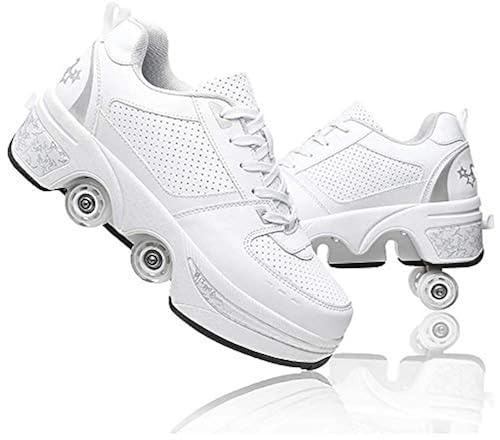 Multifunctional Roller Skates Shoes Deformation Automatic Walking