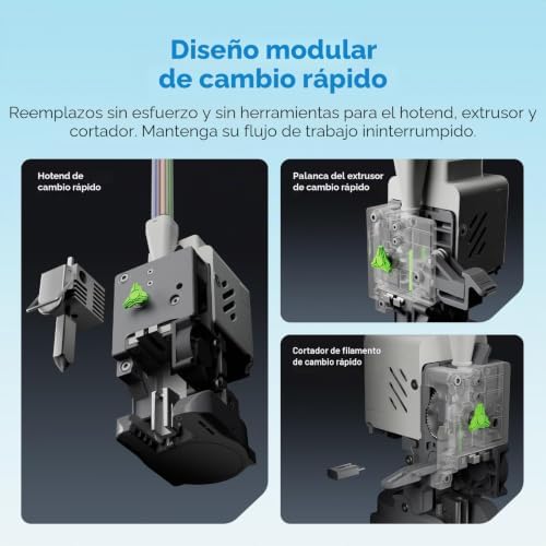 Creality SPARKX i7 Combo Autofill Impresora 3D, Modelado 3D por IA a Partir de Fotos, preparada para impresión Multicolor, nivelación automática, Impresora 3D FDM de sobremesa para Principiantes