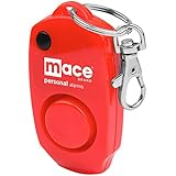 Mace Brand 130 dB Personal Alarm with Built-In Backup Whistle and Bag Purse Clip Red Model 80458