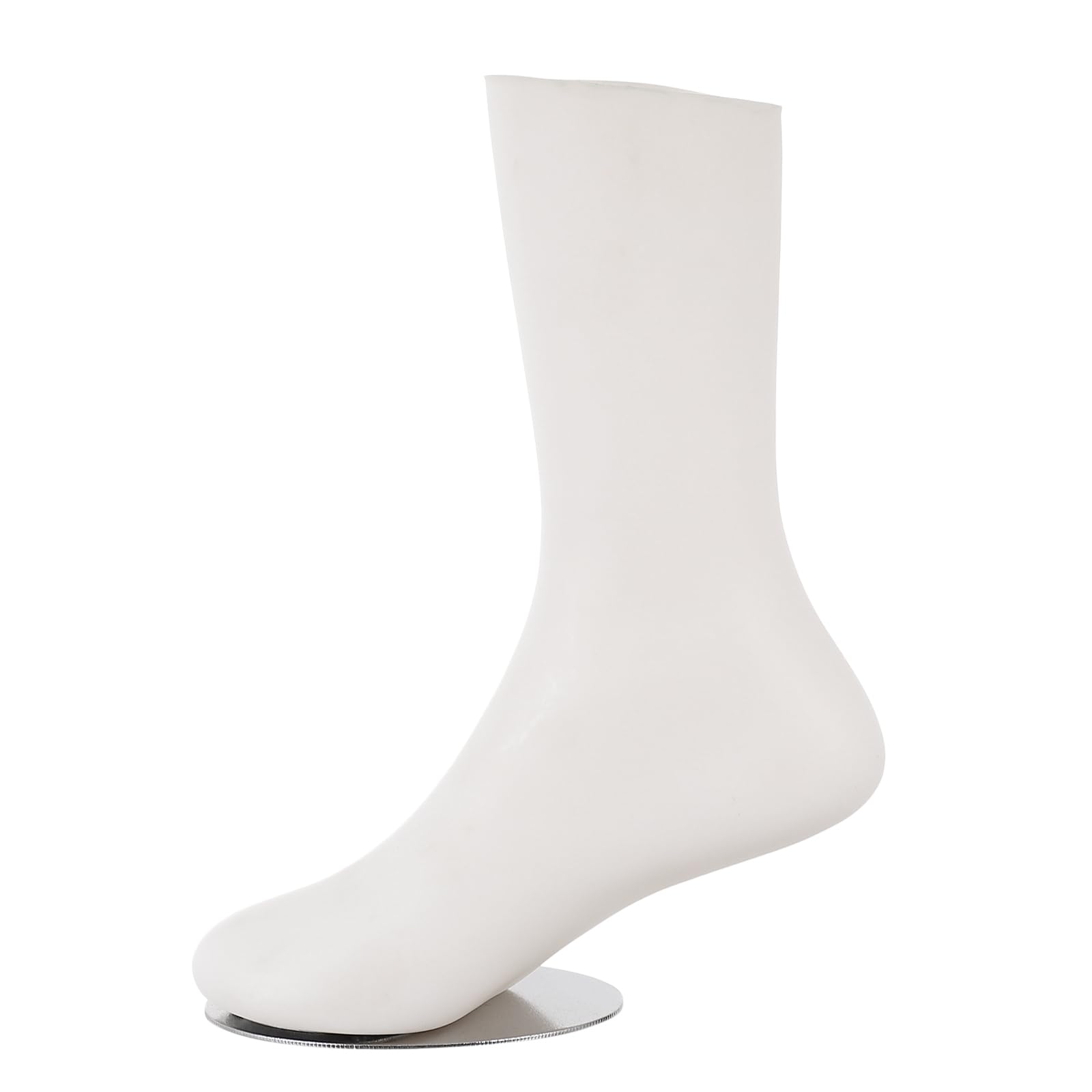 iplusmile Child Mannequin Foot Magnet Foot Model Socks Tool Supplies for Jewerly Booties Shoes Sock Display (White)
