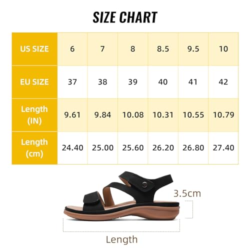 Littleplum Womens Flat Sandals with Arch Support Ladies Cushion Comfortable Casual Walking Sandals