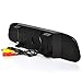 Intsun 4.3 inch Screen Car Vehicle Rearview Mirror Monitor for DVD/VCR/Car Reverse Camera(DC 12V / PAL/NTSC / 2 Ways Video Inputs) (4.3 inch)