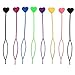 Hair Tool Plastic Quick Beader for Loading Beads Ponytail Maker Styling Tool (8 Pcs,7 Colors)