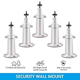AxPower Metal Wall Mount Adjustable Indoor/Outdoor Aluminium Alloy Security Camera Yard Mount Compatible with Arlo, Arlo Pro, Arlo Pro 2, Arlo Ultra and Other Models (5 Pack, White)