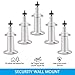 AxPower Metal Wall Mount Adjustable Indoor/Outdoor Aluminium Alloy Security Camera Yard Mount Compatible with Arlo, Arlo Pro, Arlo Pro 2, Arlo Ultra and Other Models (5 Pack, White)