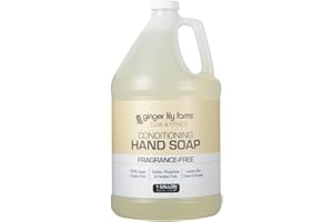 Ginger Lily Farms Club & Fitness Conditioning Liquid Hand Soap Refill, 100% Vegan & Cruelty-Free, Fragrance Free, 1 Gallon (128 fl oz)