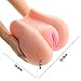 Male masturbator - Feelingirl Increase 3D Soft Sex Doll Realistic Silicone Sex Toy Ass with Vaginal and Anal Adult Product 2 Hole for Men Masturbation (3.5kg, 20X22.5X14cm)