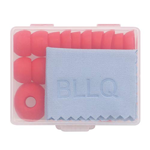 BLLQ Red Replacement Silicone Ear Tips Earbuds Buds for Powerbeats 3 Wireless Beats by dre Headphones, Eartips 16PCS 8 Pairs 4 Size Options for Powerbeats3 Red pbr16 - Thumbnail 2