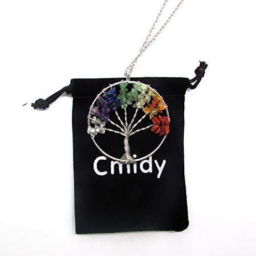 5 Pendant+Necklace+Crystal+Gemstones+Friends