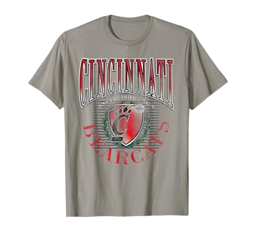 Cincinnati Bearcats Vintage Emblem 90's Gray T-Shirt