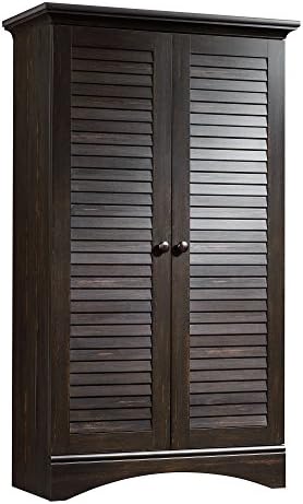 Sauder Harbor View Storage Cabinet Antiqued Paint Finish