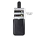 Phone Card Holder RFID Blocking Sleeve, Pu Leather Back Phone Wallet Stick-On Pull up 5 Card Holder Universally Pocket Covers Credit Cards Cash for iPhone/Android/Samsung/ Smartphones.Black (Black)