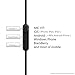 GEEKRIA Audio Cable with Mic Compatible with Bose QuietComfort Ultra/SE/45/35 II Headphones, 3.5mm to 2.5mm Replacement Stereo Cord with Inline Microphone (4 ft/1.2 m)