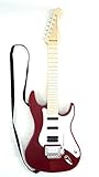 Toy Rock Star Guitar - Electric Kid's Battery Operated Red Toy Guitar ...