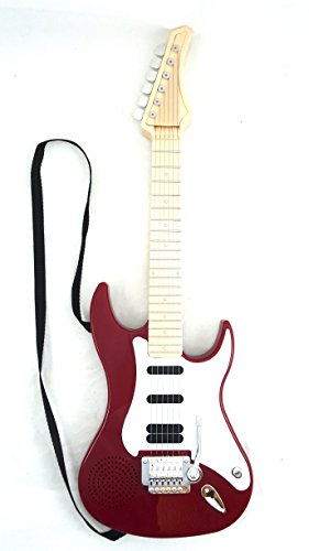 Toy Rock Star Guitar - Electric Kid's Battery Operated Red Toy Guitar …