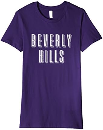 Womens California Beverly Hills T Shirt XL Purple