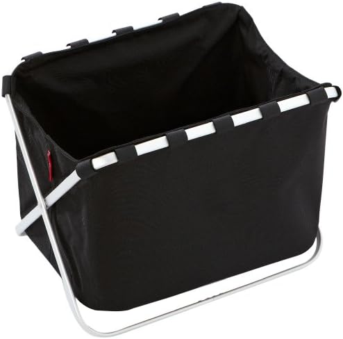 Reisenthal Newsrack Yarn Knitting Basket Collapsible Black Storage