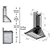 ZLINE 48 in. Convertible Vent Wall Mount Range Hood in Stainless Steel (KB-48)