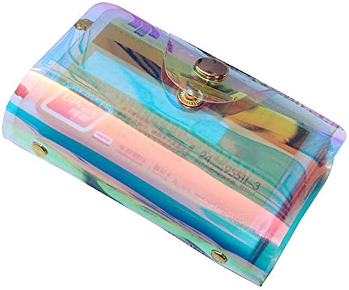 VALICLUD Multi- Pack Holographic Bag Organizer Credit Holder Pack for Daily Use Fashion Hologram Design for Men and Women
