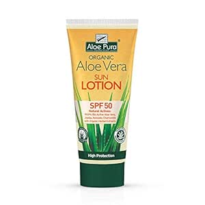 organic aloe vera sun lotion