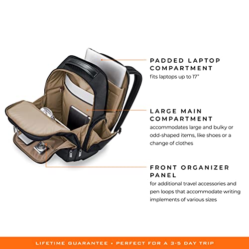 Briggs & Riley Work Large Cargo Backpack, Black Pricepulse