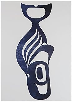 Trickster Company Northwest Coast Native Art Note and Greeting Card - Whale