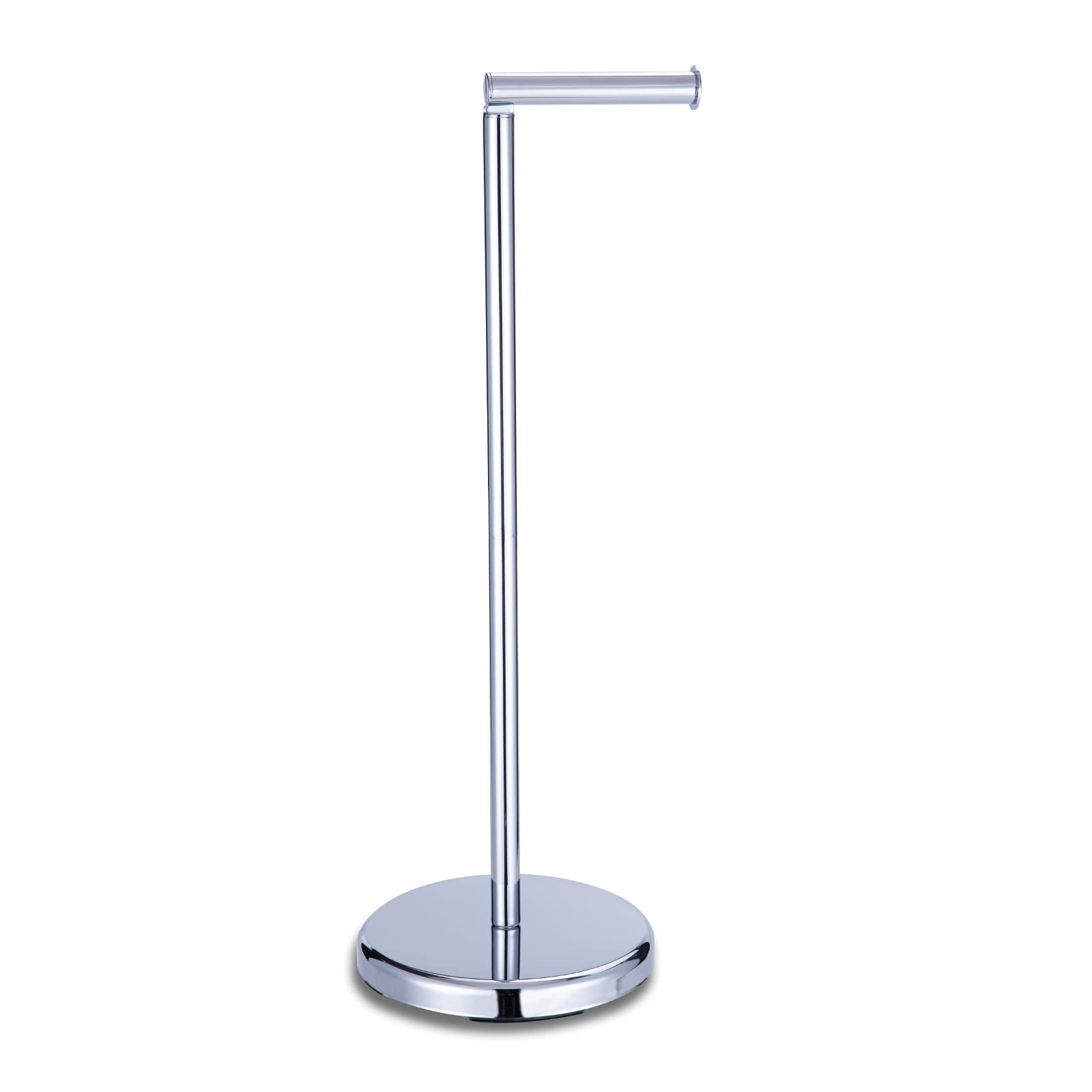 Toilet roll holder free standing Chromed with Heavy Floor,Toilet Paper Storage,Saving Space Bathroom Accessories,Stainless Steel Chromed