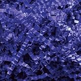 Royal Blue Crinkle Cut Paper Shred 10 lbs/Case