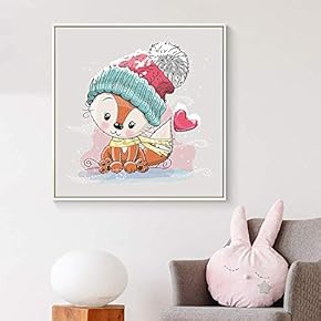 Floating Framed Canvas Wall Art for Living Room, Bedroom Canvas Prints for Home Decoration Ready to Hang - 16x16 inches