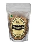 Premium Hawaiian Macadamia Nuts, Sea Salt Flavor, Perfect food for Vegan and Paleo diets, Half Pound Bag, Grown and Made in Hawaii