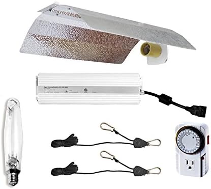 Hydro Crunch 1000W Grow Light Digital Dimmable HPS System for Plant - Basic Wing Reflector Set