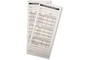Cashier's Deposit Envelopes | Cash Drop Envelopes | #10 | 4 1/8" x 9 1/2" | Holds Check, Cash, Bills