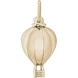 Rembrandt Charms Hot Air Balloon Charm, 14K Yellow