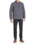 Boston Traders Men's Flannel Jacket Shirt with Fleece Lining