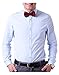 HDE Mens Vintage Fashion Trendy Adjustable Pre Tied Waffle Knit Woven Bowtie Burgundy