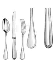 Kitchen: Christofle Silver Plated Perles Dinner Knife 0010-009 - Christofle