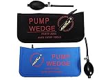 2 Pcs Air Wedge Alignment Tool Inflatable Shim Tool Sets ( Blue+Black)