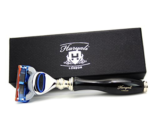 Amazon Com Haryali London 5 Edge Shaving Razor With Black Handle