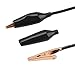 DROK Jumper Wires with Alligator Clips Electrical - 10pcs 45mm Large Pure Copper 19.6 inches/50cm Test Leads with Alligator Clips for Multimeter Electrical Testing