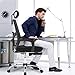 Office Chair Desk Chair Computer Chair with Lumbar Support Task Rolling Racing Style Swivel Executive High Back Ergonomic Chair for Women Adults,Black and Light Grey