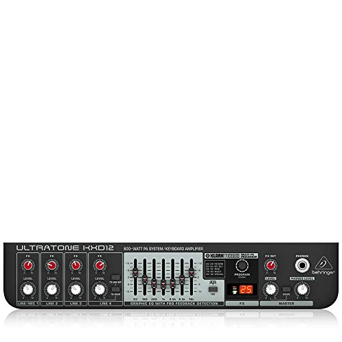 BEHRINGER Keyboard Amplifier, Black (KXD12) - Thumbnail 4