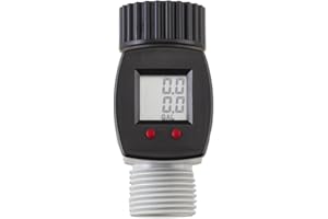 GARDENA Rainwave RW-9FM Digital Water Meter - Accurate Water Usage Measurement - Helps Conserve Water and Costs
